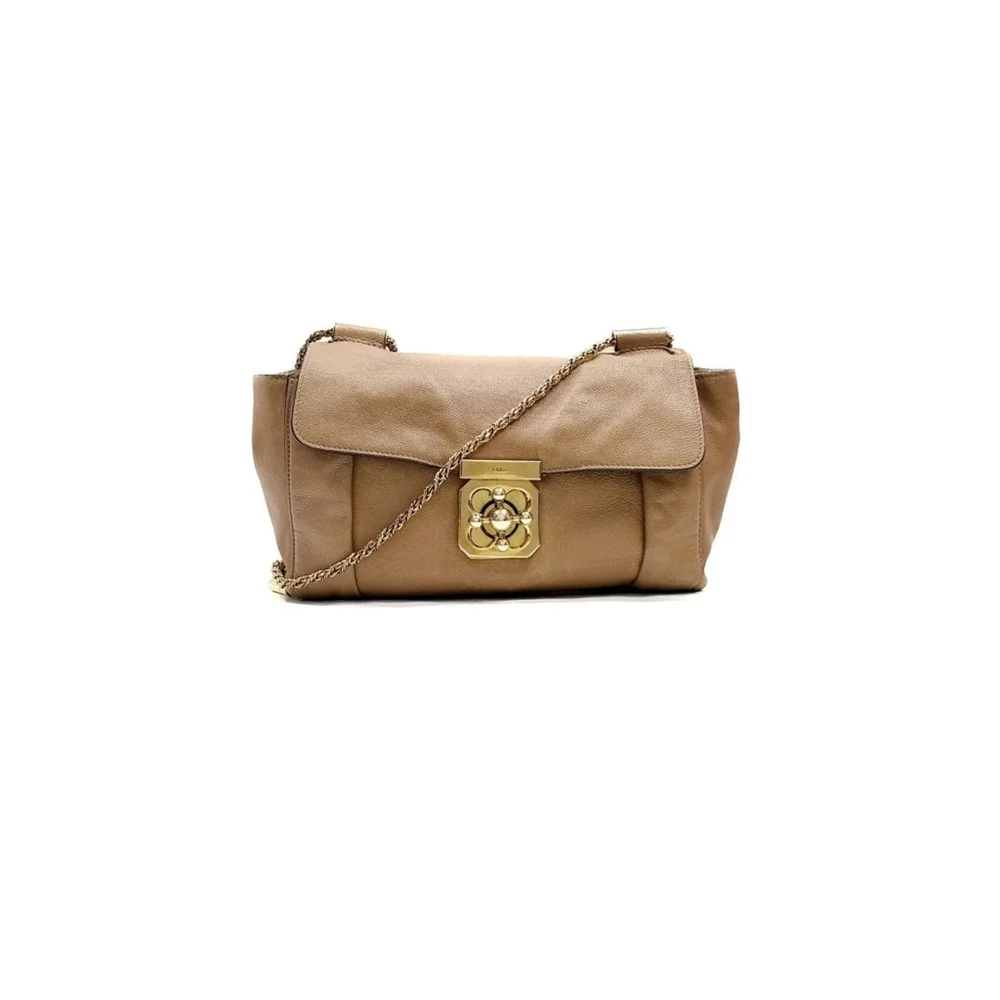 Chloe Crossbody bag Beige Leather